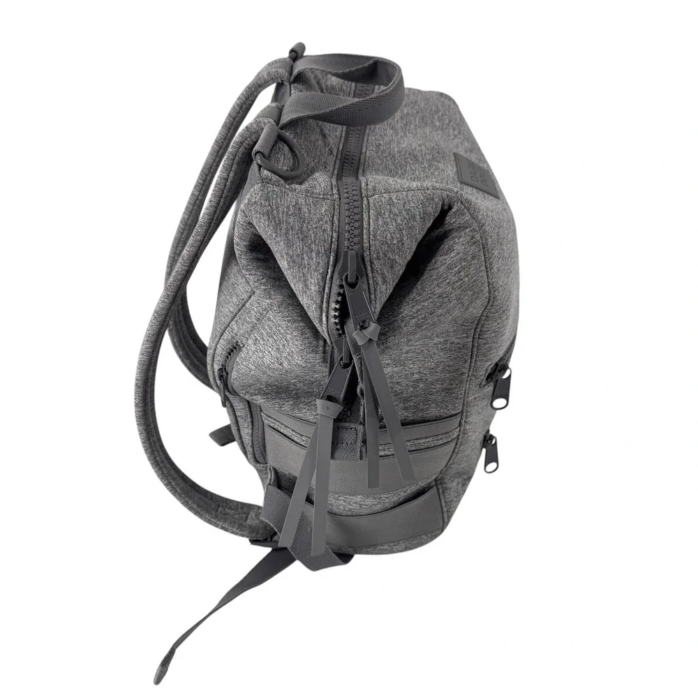 Dagne Dover Indi Diaper Backpack Dark Grey Heather Neoprene Large Travel Bag